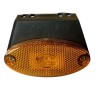 Lampa LED obrysowa  podwieszana z odblaskiem - pomarańczowa