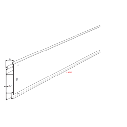 Panel - H100 środkowy -...
