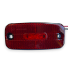 Lampa LED obrysowa z odblaskiem - czerwona
