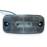 Lampa LED obrysowa z odblaskiem - biała