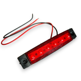 Lampa LED obrysowa - czerwona