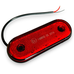 Lampa LED obrysowa - czerwona