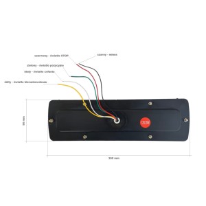 Lampa tylna LED 12/24V