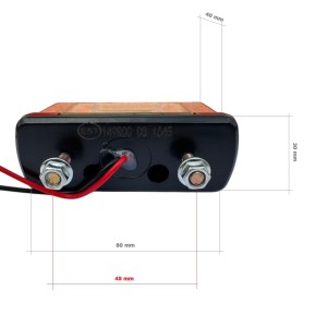 Lampa oświetlenia tablicy rejestracyjnej